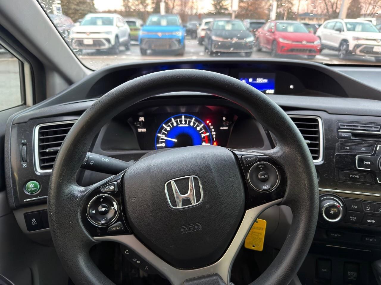 2013 Honda Civic LXAS-TRADED, HTD SEATS, BLUETOOTH, CRUISE CONTROL, Photo