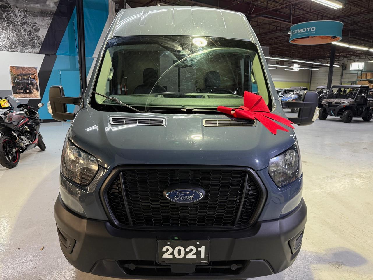 2021 Ford Transit Cargo Van T-250 148 EL   EXTRA LONG   CAMERA   HIGH ROOF   N Photo4