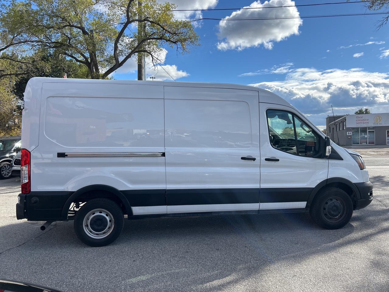 2020 Ford Transit Cargo Van T-150 148 l Med Rf 8670 GVWR l Leather l Camera l Photo