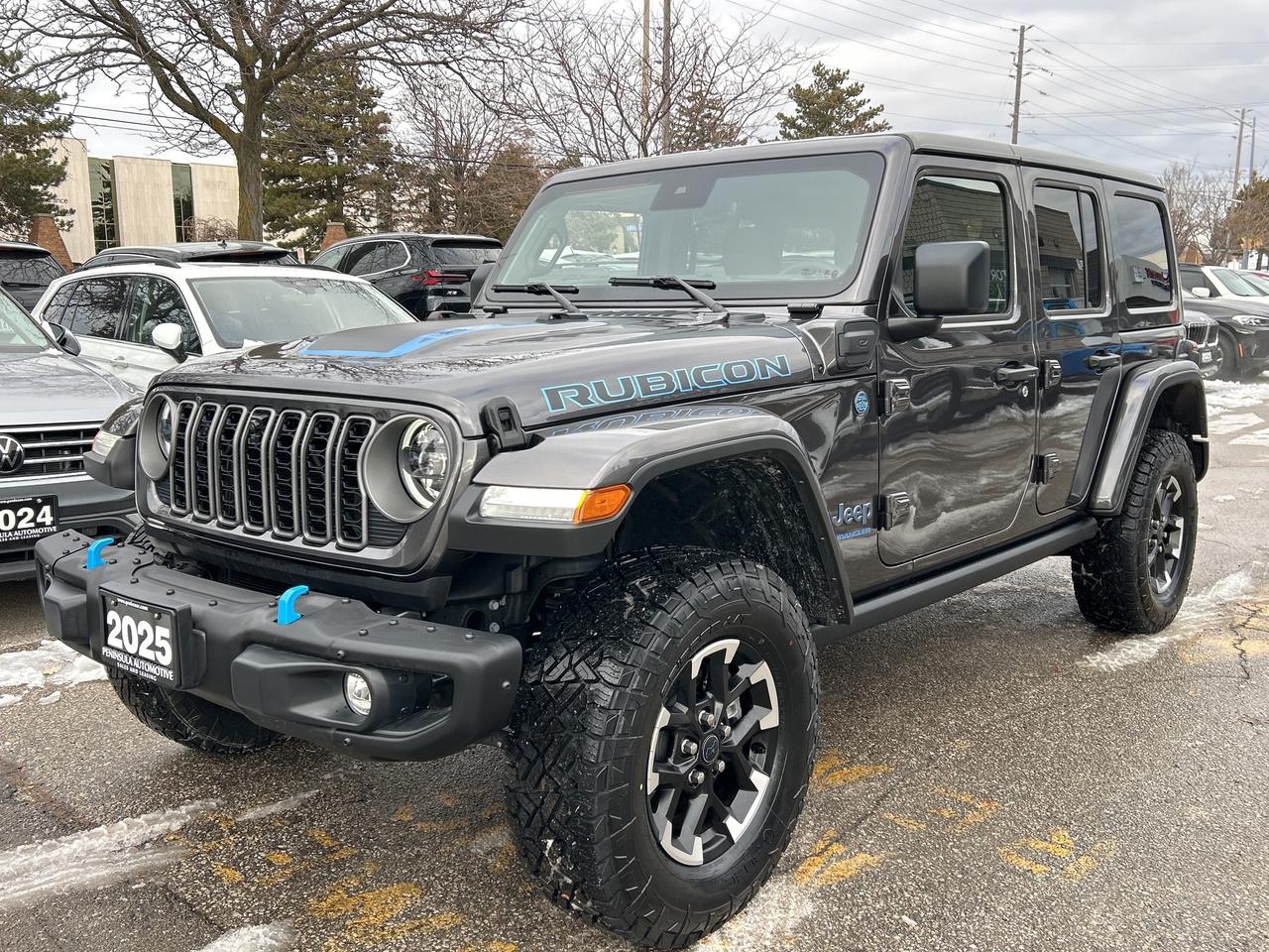 2025 Jeep Wrangler 4xe RUBICON X, PLUG IN HYBRID, TOW GROUP, CARPLAY, NAV Photo