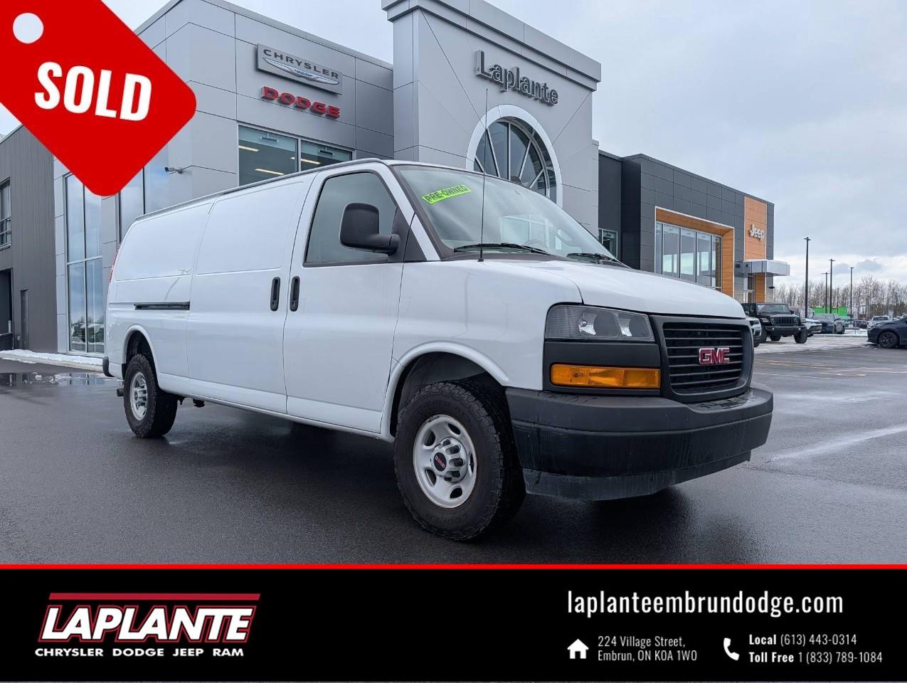2023 GMC Savana 2500 Work Van 4.6L V6 / SLIDING SIDE DOOR Photo0