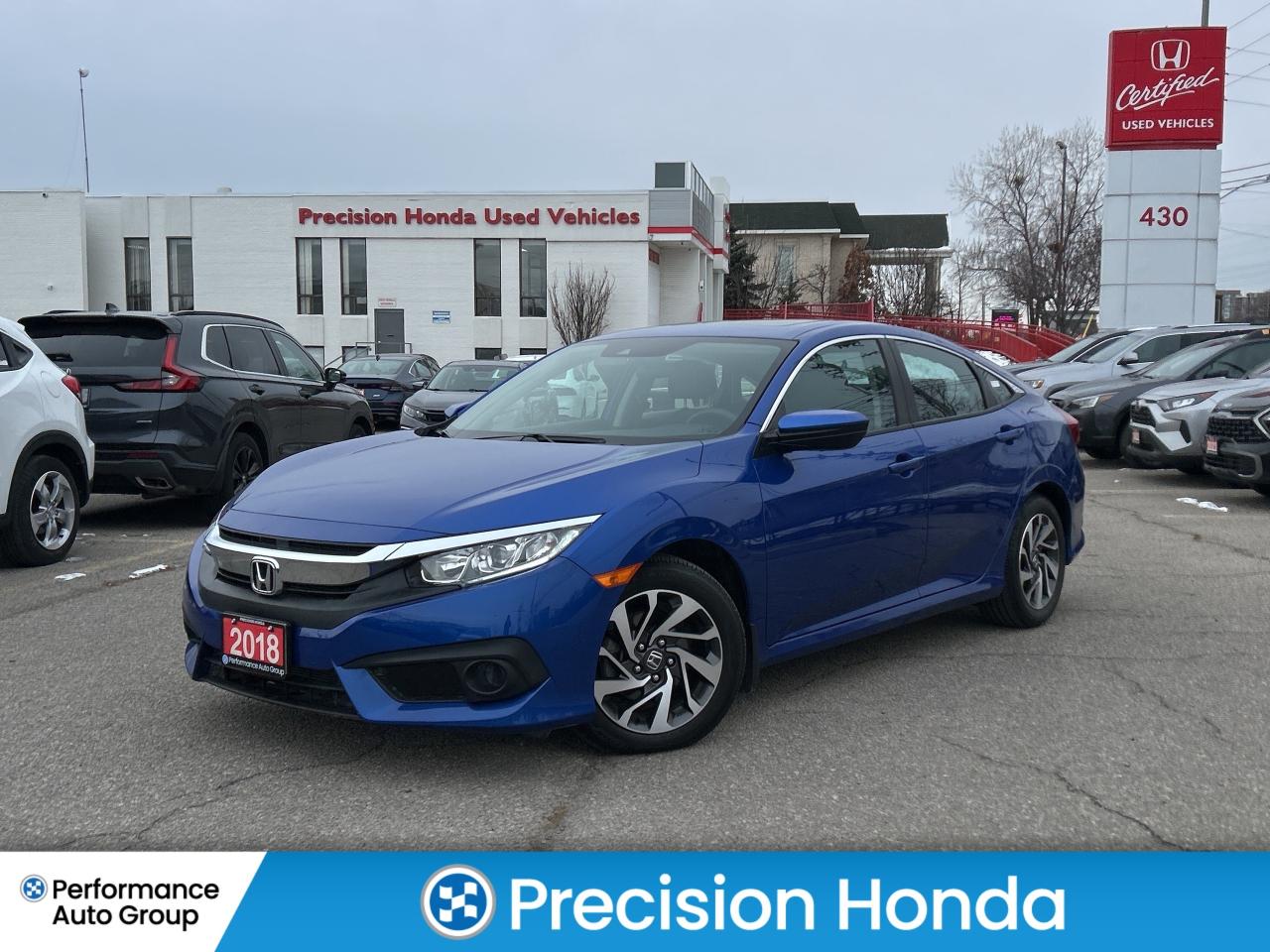 2018 Honda Civic Sedan EX  Sunroof  CarPlay  Rear Camera Heated Seats Photo0