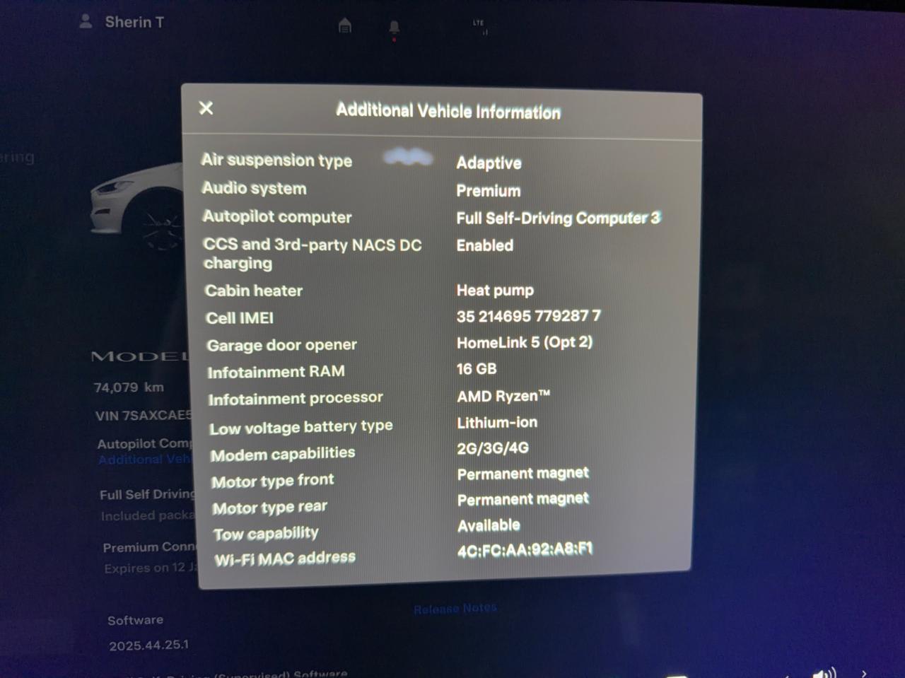 2023 Tesla Model X AWD 7 SEATER FULL SELF DRIVING Photo