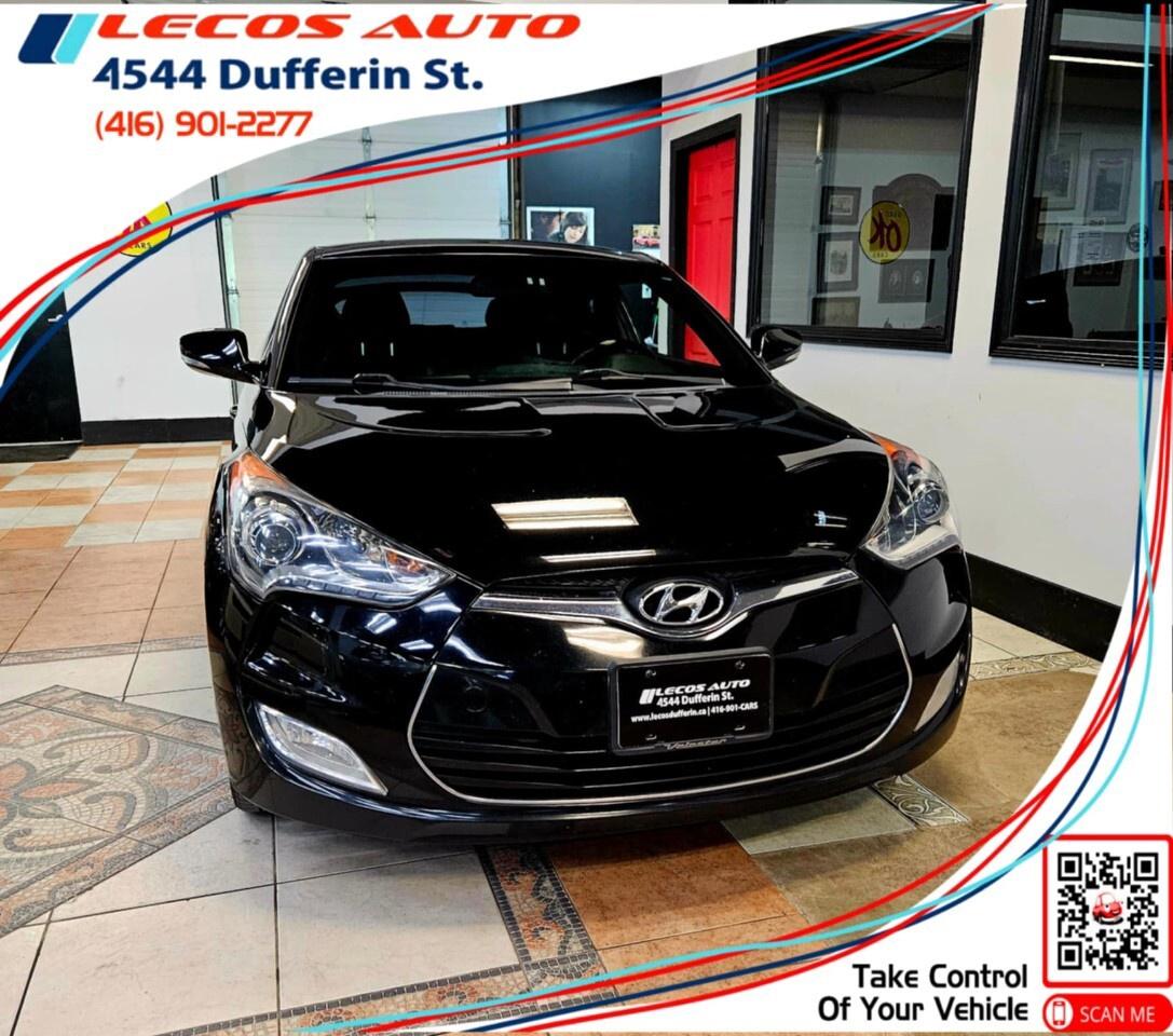 2016 Hyundai Veloster 3dr Cpe Auto Tech w/Yellow Colour Pack One Owner/B Photo0