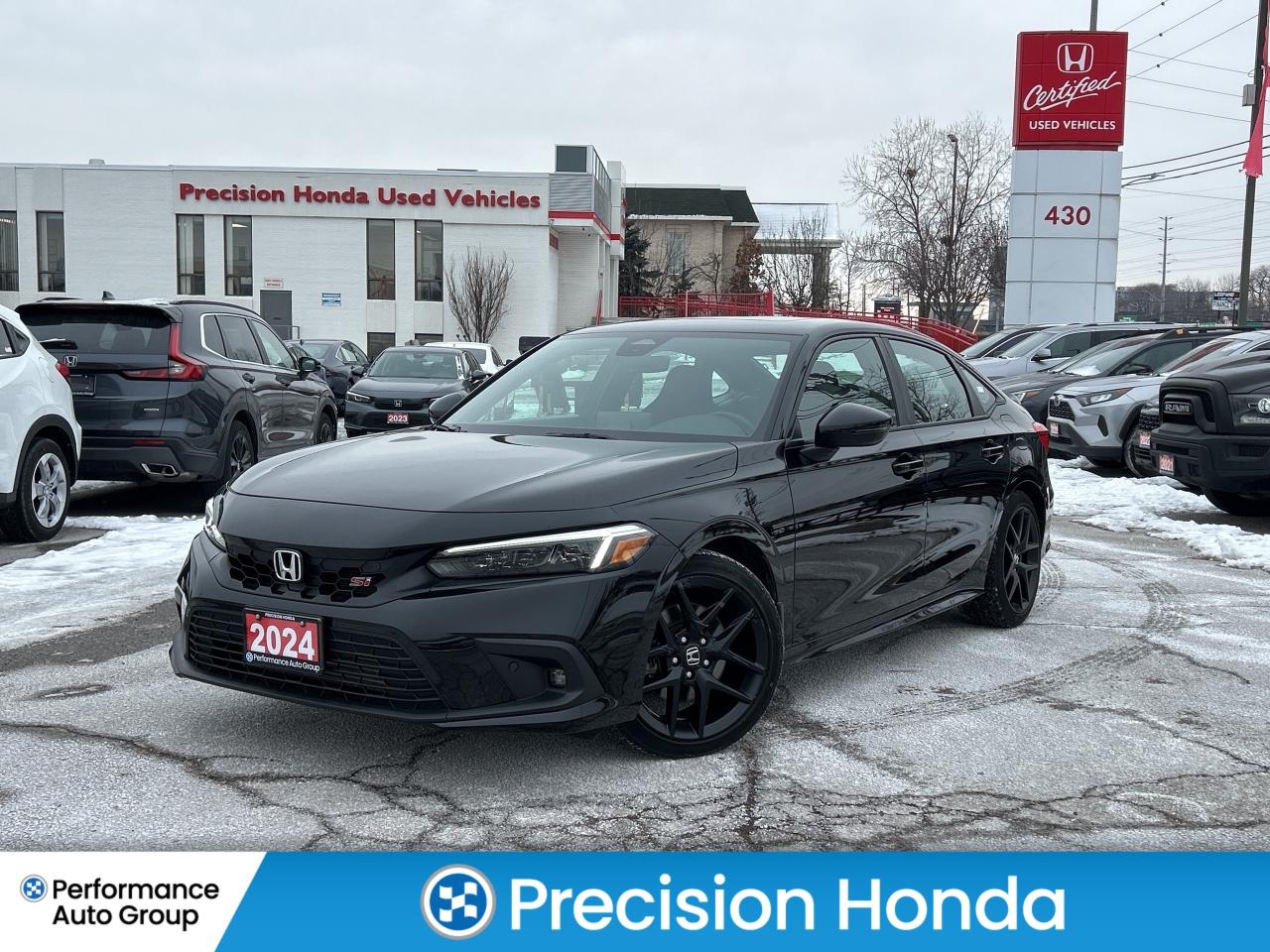 2024 Honda Civic Si Sedan Si  Navigation  Sunroof CarPlay H.Seats Like New! Photo0