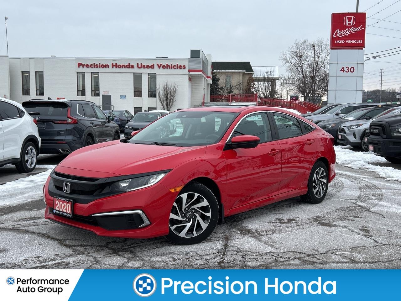 2020 Honda Civic Sedan EX  Sunroof  CarPlay  Rear Camera Heated Seats Photo0