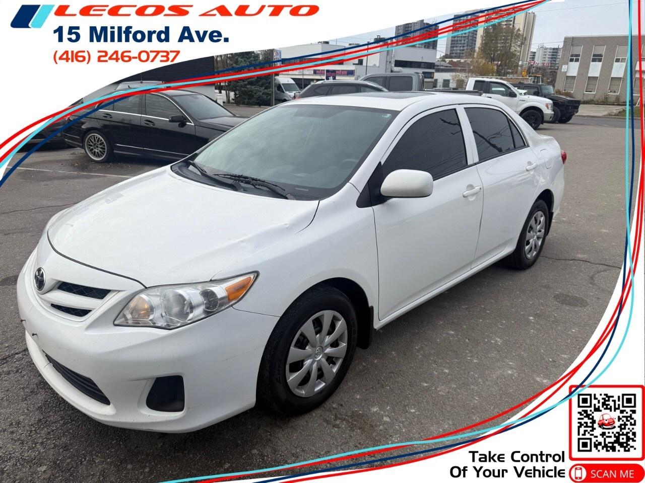 2013 Toyota Corolla 4dr Sdn Auto CE 2012 Toyota Corolla sunroof, heate Photo0