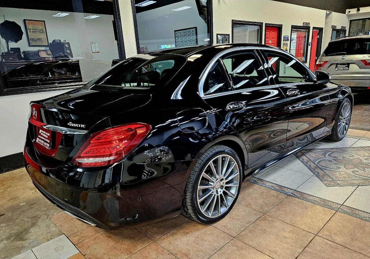 2015 Mercedes-Benz C-Class C 400 4MATIC Sedan Clean CarFax/4Matic/Bluetooth/S Photo