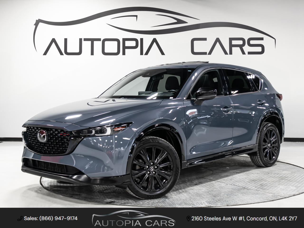 2022 Mazda CX-5 SPORT DESIGN w-TURBO AWD HEADS UP BLIND SPOTS NAVI Photo0