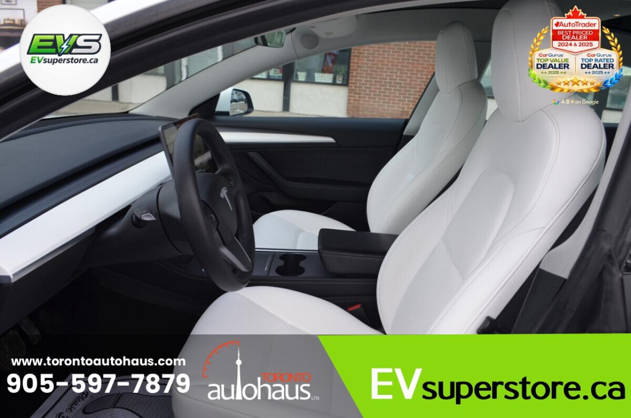 2021 Tesla Model 3 WHITE INTERIOR I OVER 100 TESLAS AT EVSUPERSTORE.C Photo