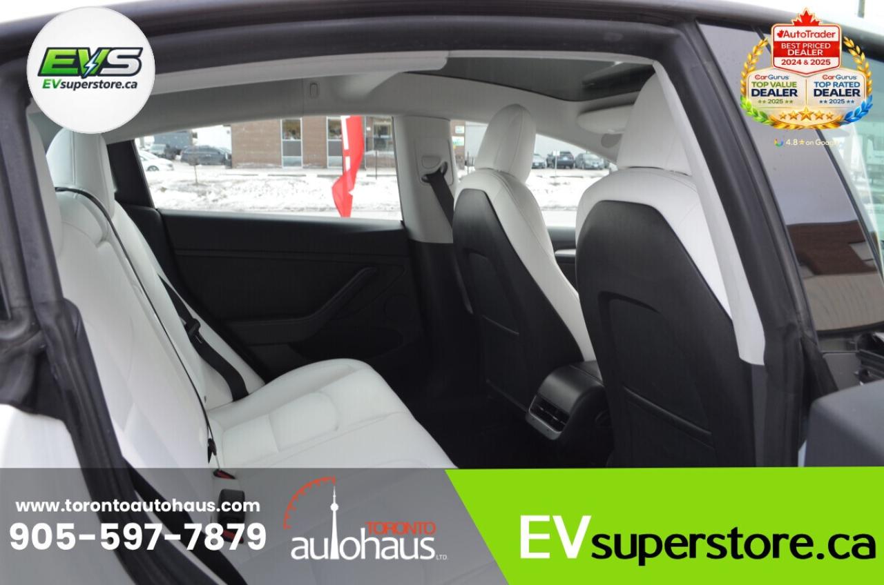2021 Tesla Model 3 WHITE INTERIOR I OVER 100 TESLAS AT EVSUPERSTORE.C Photo