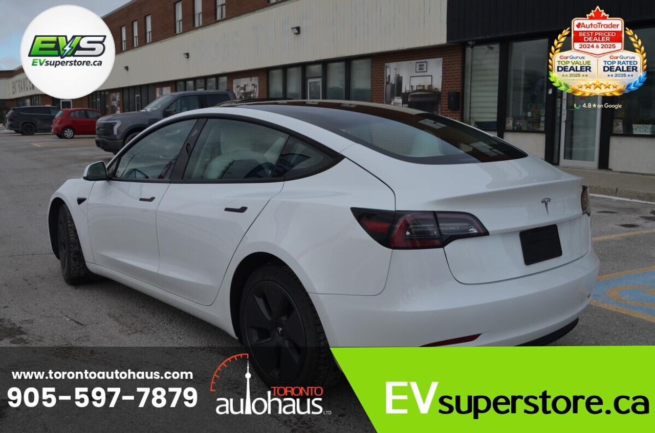 2021 Tesla Model 3 WHITE INTERIOR I OVER 100 TESLAS AT EVSUPERSTORE.C Photo3