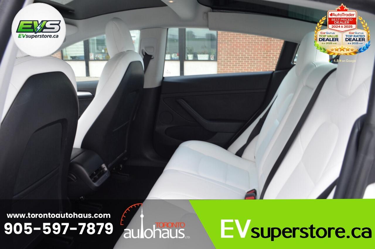 2021 Tesla Model 3 WHITE INTERIOR I OVER 100 TESLAS AT EVSUPERSTORE.C Photo