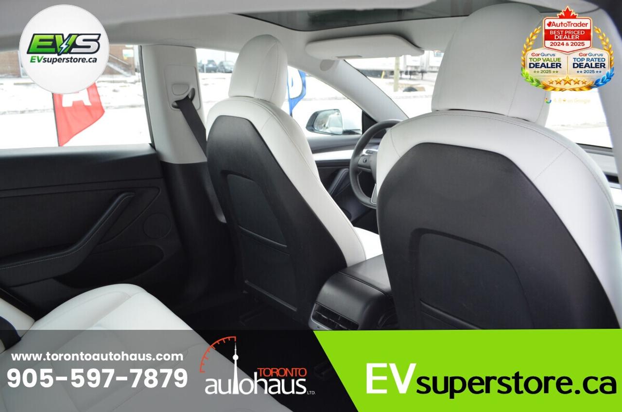 2021 Tesla Model 3 WHITE INTERIOR I OVER 100 TESLAS AT EVSUPERSTORE.C Photo