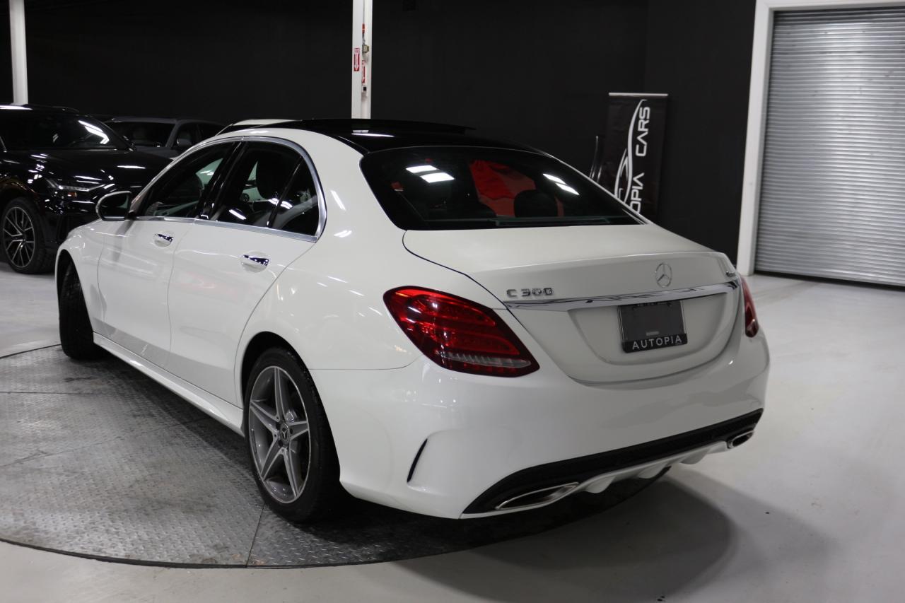 2018 Mercedes-Benz C-Class C 300 4MATIC AMG PKG BLIND SPOTS NAVI REAR VIEW Photo4