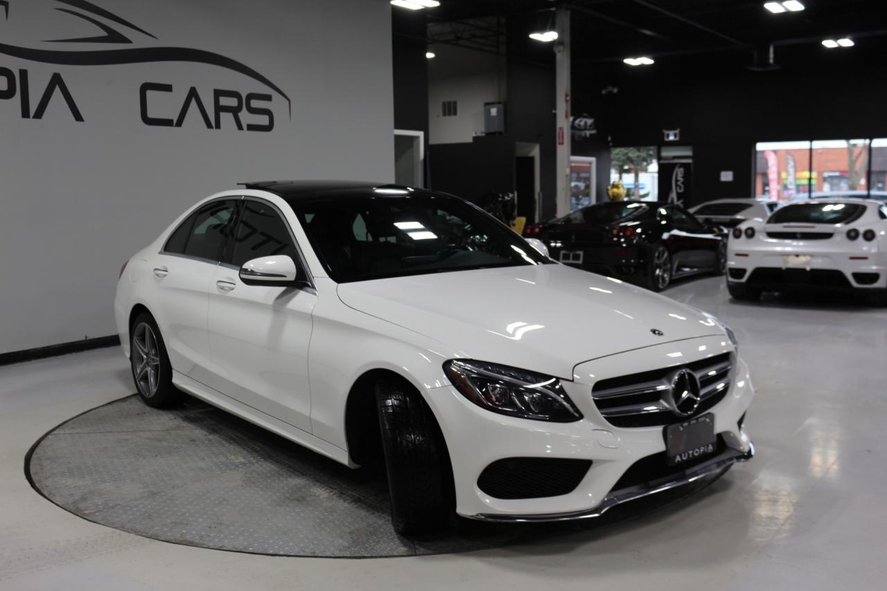 2018 Mercedes-Benz C-Class C 300 4MATIC AMG PKG BLIND SPOTS NAVI REAR VIEW Photo2