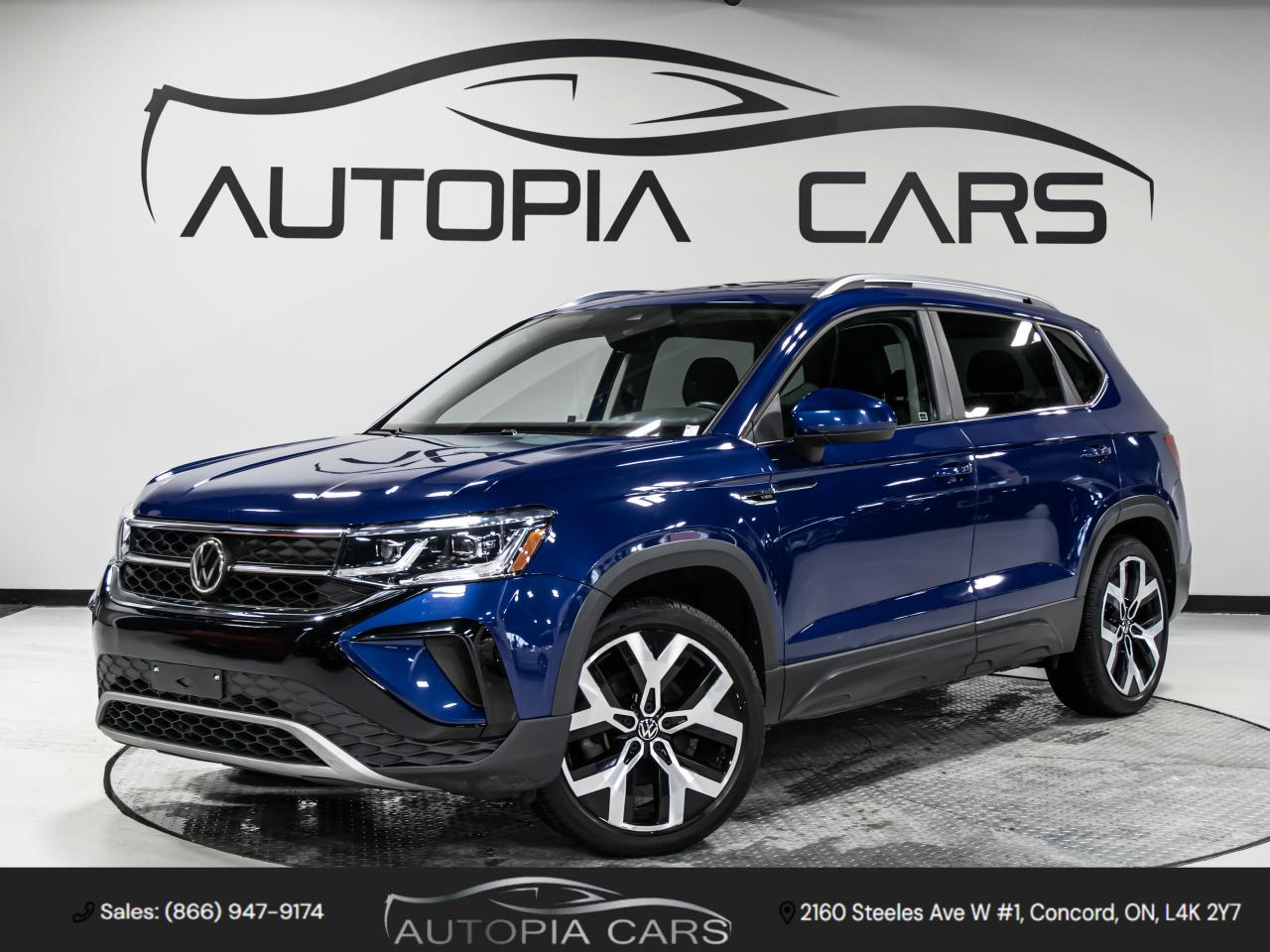 2022 Volkswagen Taos HIGHLINE 4MOTION BLIND SPOTS NAVI REAR VIEW CAM Photo0