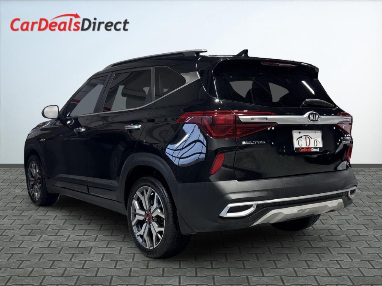 2021 Kia Seltos SX Turbo AWD/Leather/Panoroof/NAVI/Lane Depart/Dri Photo3