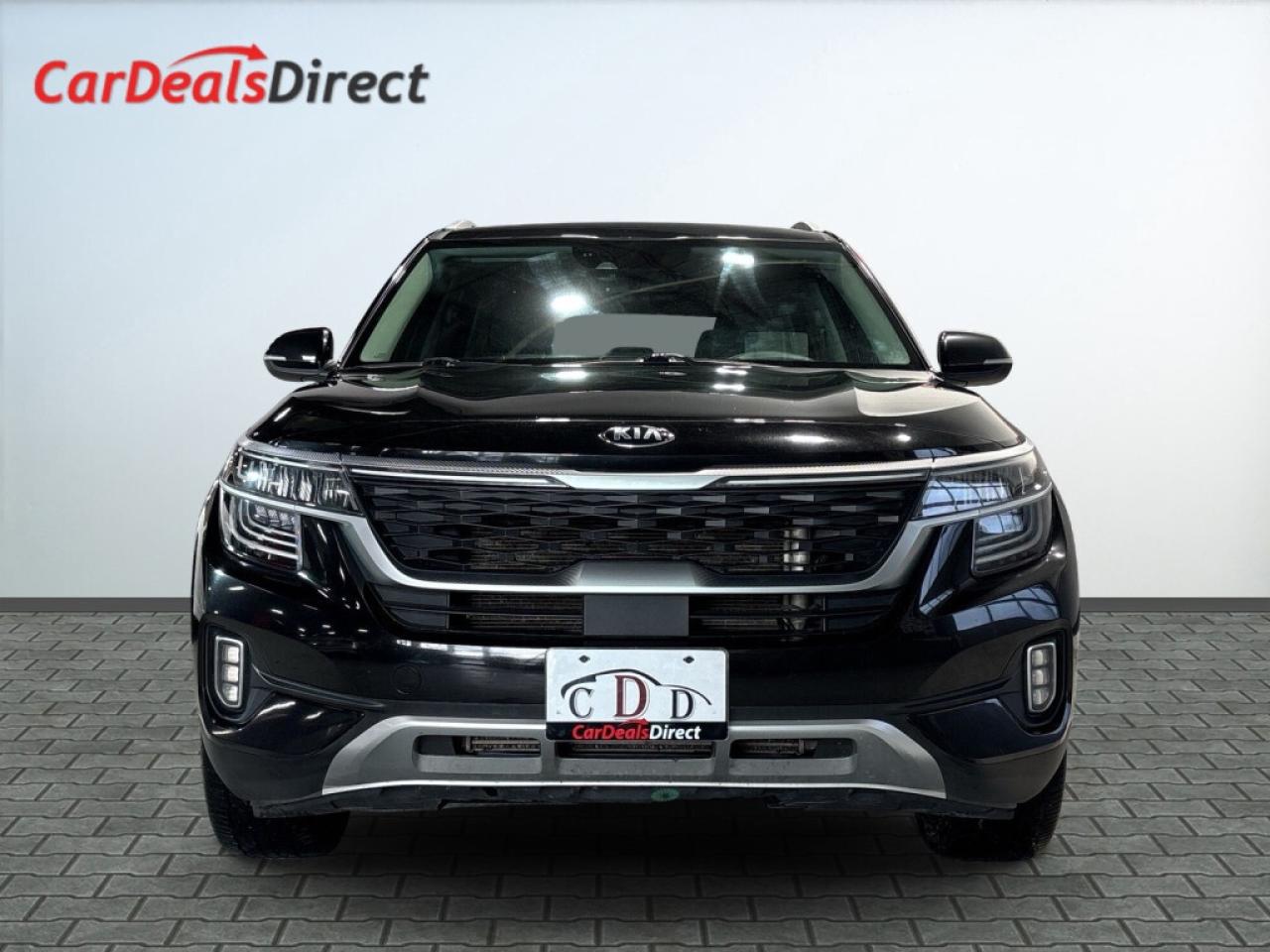 2021 Kia Seltos SX Turbo AWD/Leather/Panoroof/NAVI/Lane Depart/Dri Photo