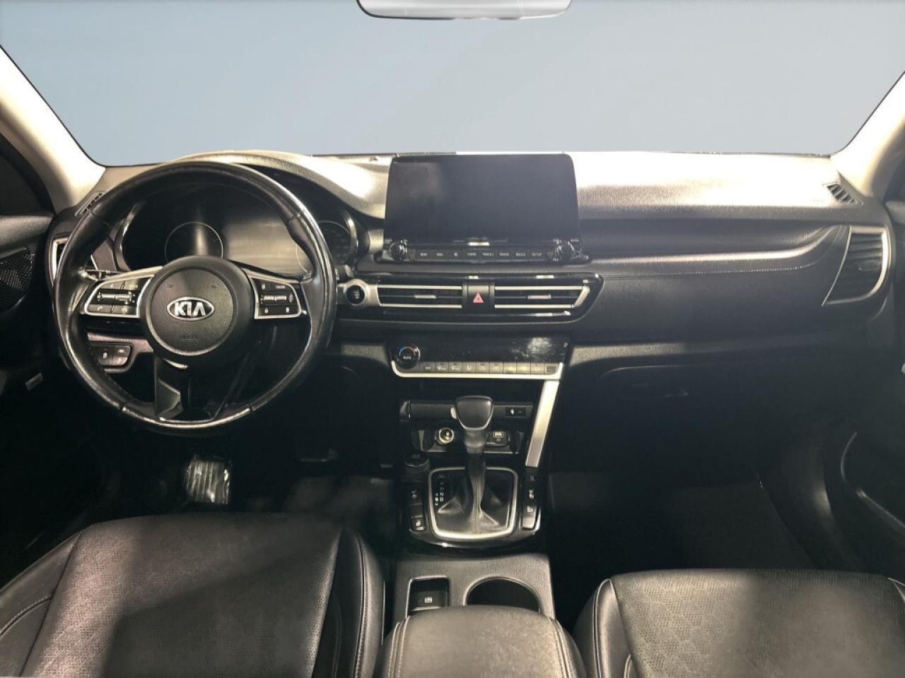 2021 Kia Seltos SX Turbo AWD/Leather/Panoroof/NAVI/Lane Depart/Dri Photo