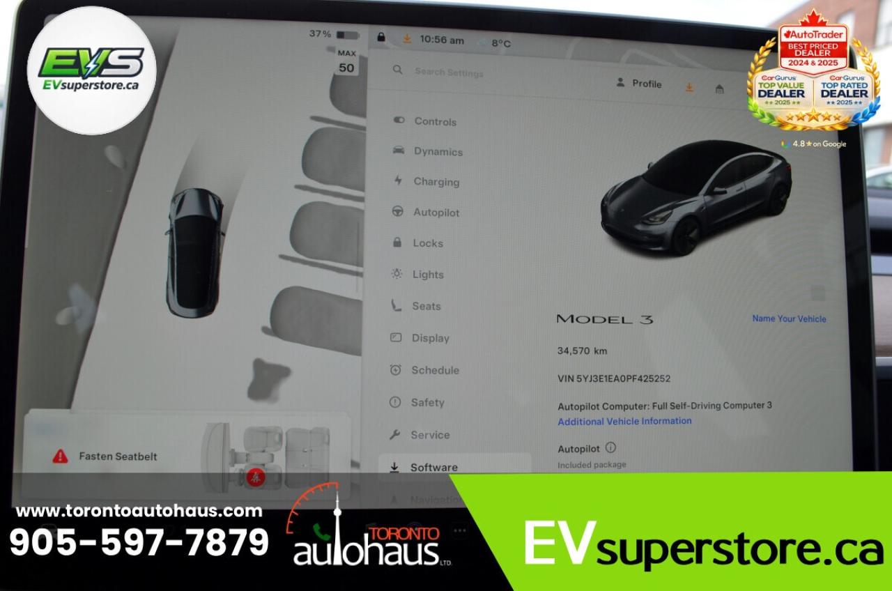 2023 Tesla Model 3 LFP I OVER 100 TESLAS EVSUPERSTORE.CA Photo