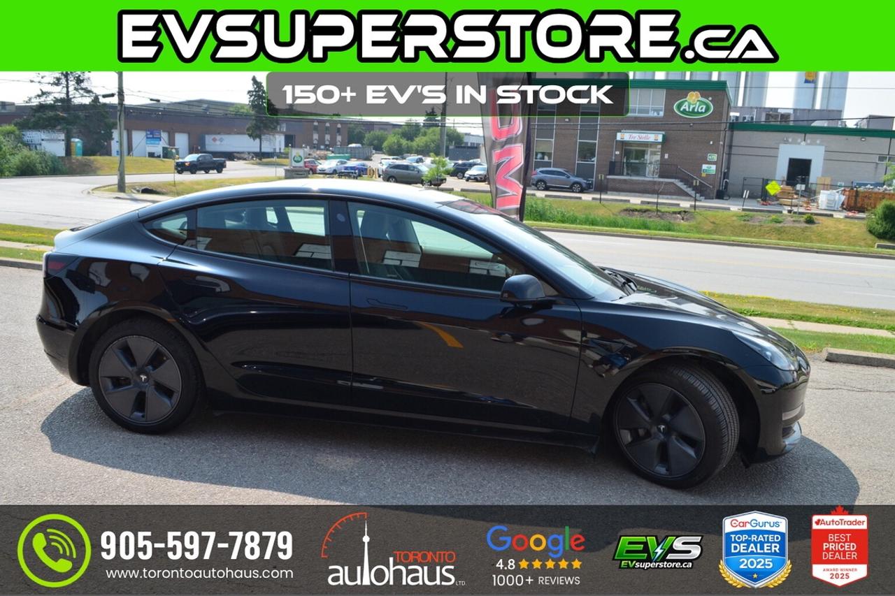 2022 Tesla Model 3 LR AWD I OVER 100 TESLAS EVSUPERSTORE.CA Photo