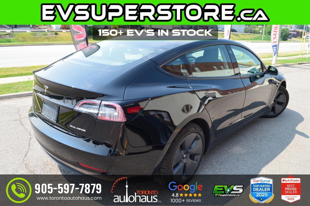 2022 Tesla Model 3 LR AWD I OVER 100 TESLAS EVSUPERSTORE.CA Photo