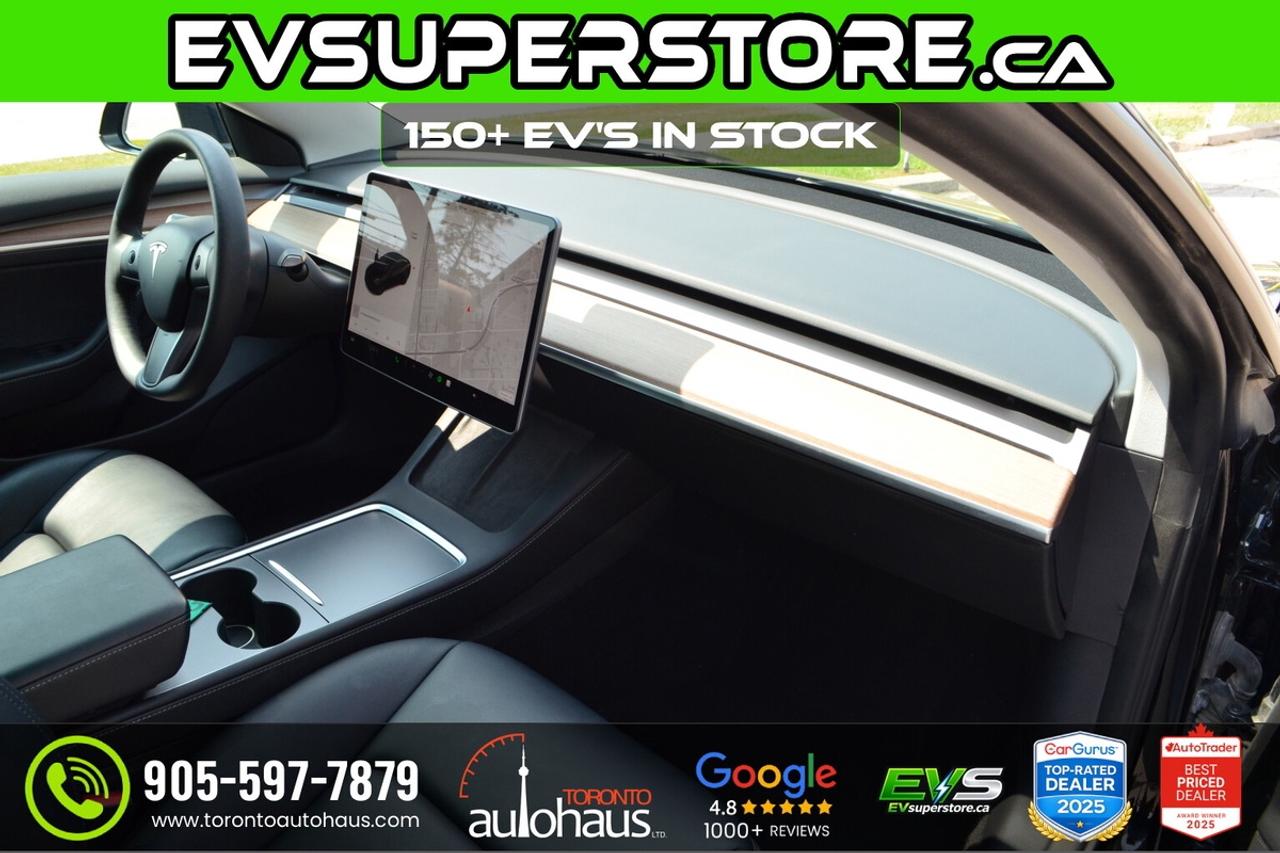 2022 Tesla Model 3 LR AWD I OVER 100 TESLAS EVSUPERSTORE.CA Photo