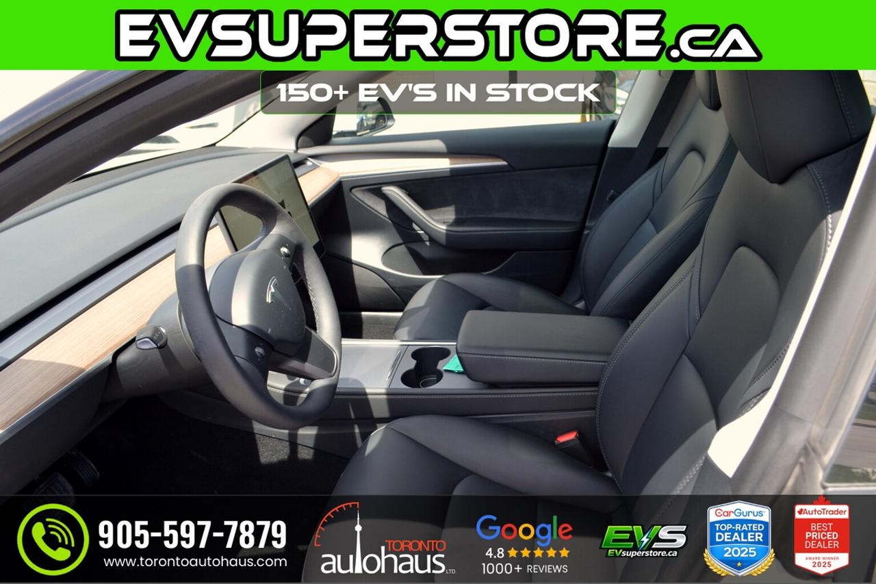 2023 Tesla Model 3 LFP I OVER 100 TESLAS I EVSUPERSTORE.CA Photo