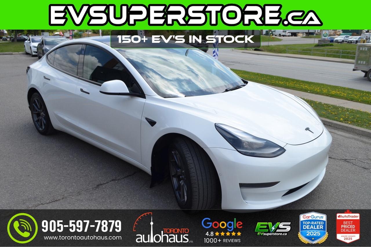 2021 Tesla Model 3 LR AWD I OVER 100 TESLAS EVSUPERSTORE.CA Photo