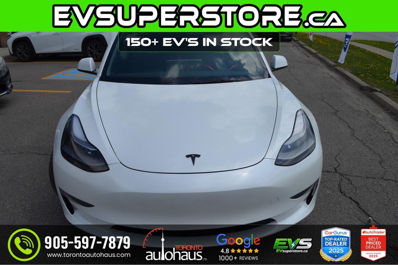 2021 Tesla Model 3 LR AWD I OVER 100 TESLAS EVSUPERSTORE.CA Photo