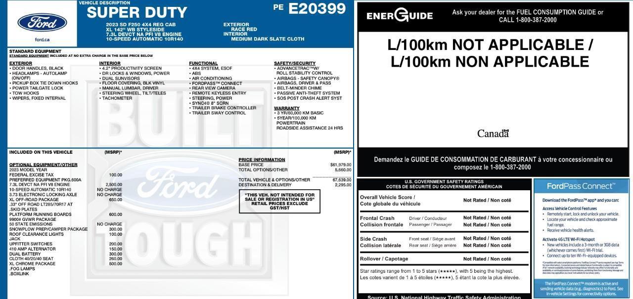 2023 Ford F-250 XL 7.3L V8   FX4 Off-Road Photo
