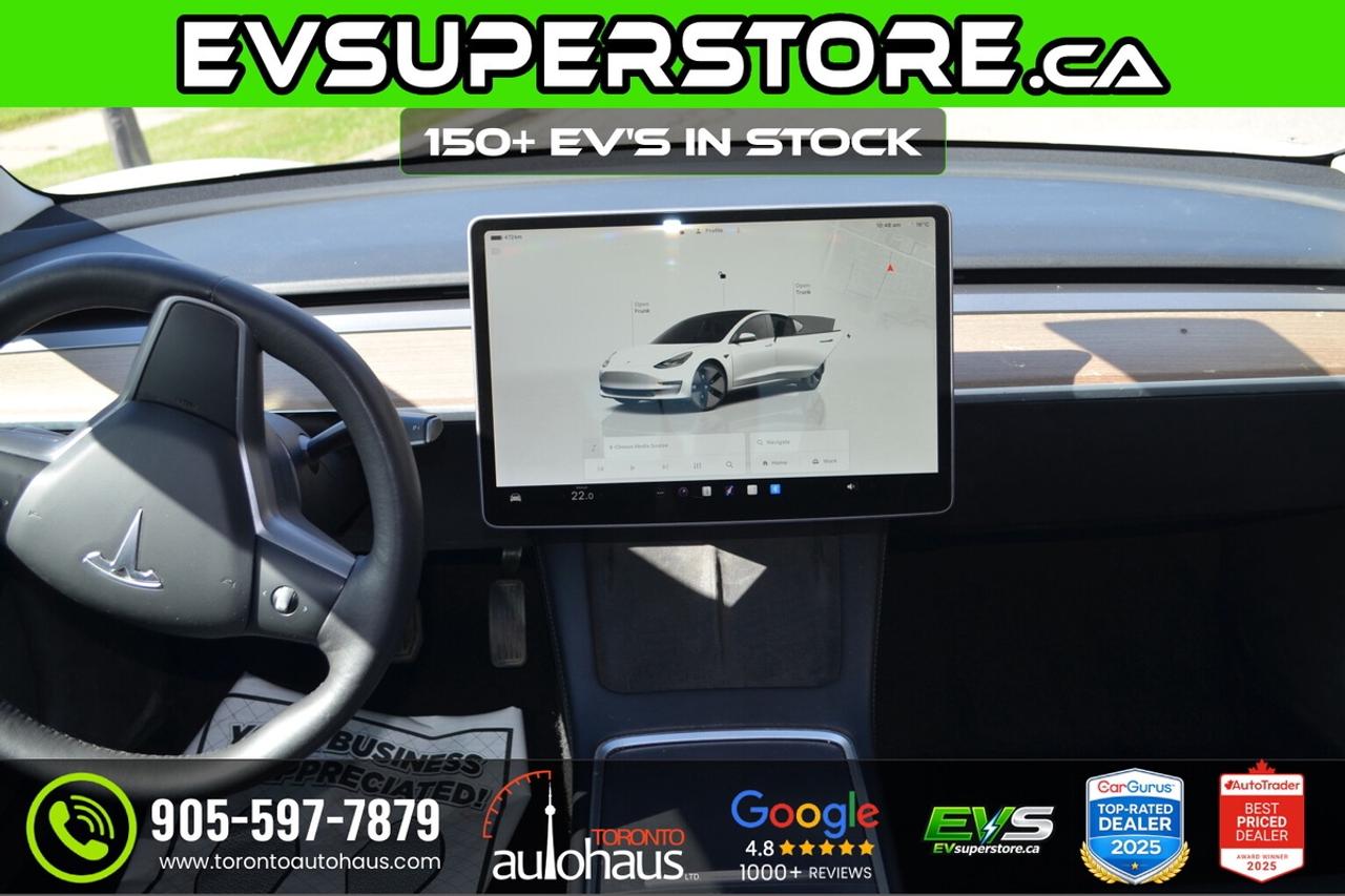 2022 Tesla Model 3 LR AWD I OVER 100 TESLAS EVSUPERSTORE.CA Photo