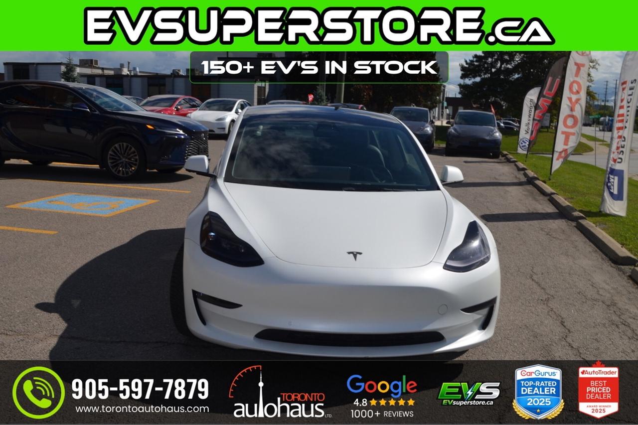 2022 Tesla Model 3 LR AWD I OVER 100 TESLAS EVSUPERSTORE.CA Photo