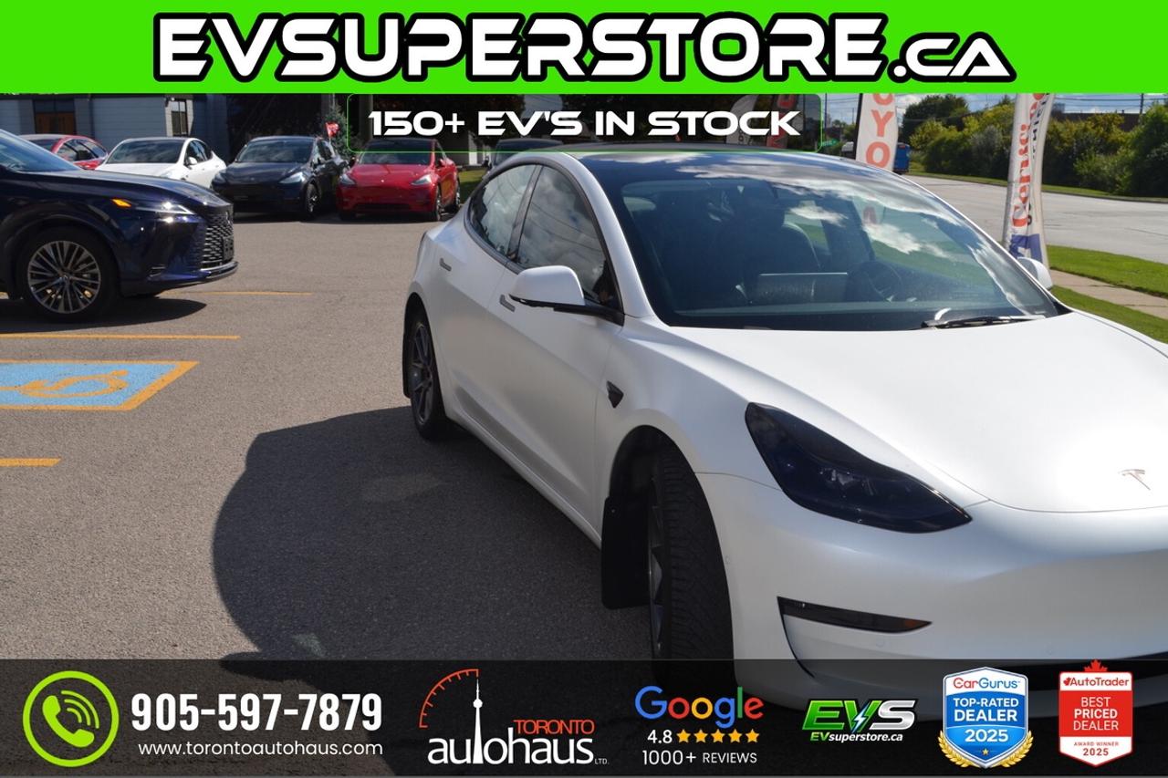 2022 Tesla Model 3 LR AWD I OVER 100 TESLAS EVSUPERSTORE.CA Photo