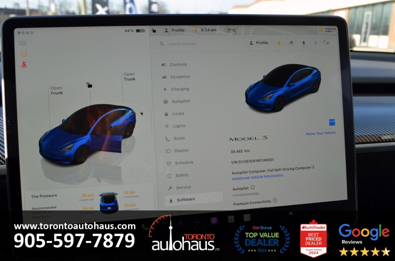 2022 Tesla Model 3 LFP I OVER 100 TESLAS EVSUPERSTORE.CA Photo