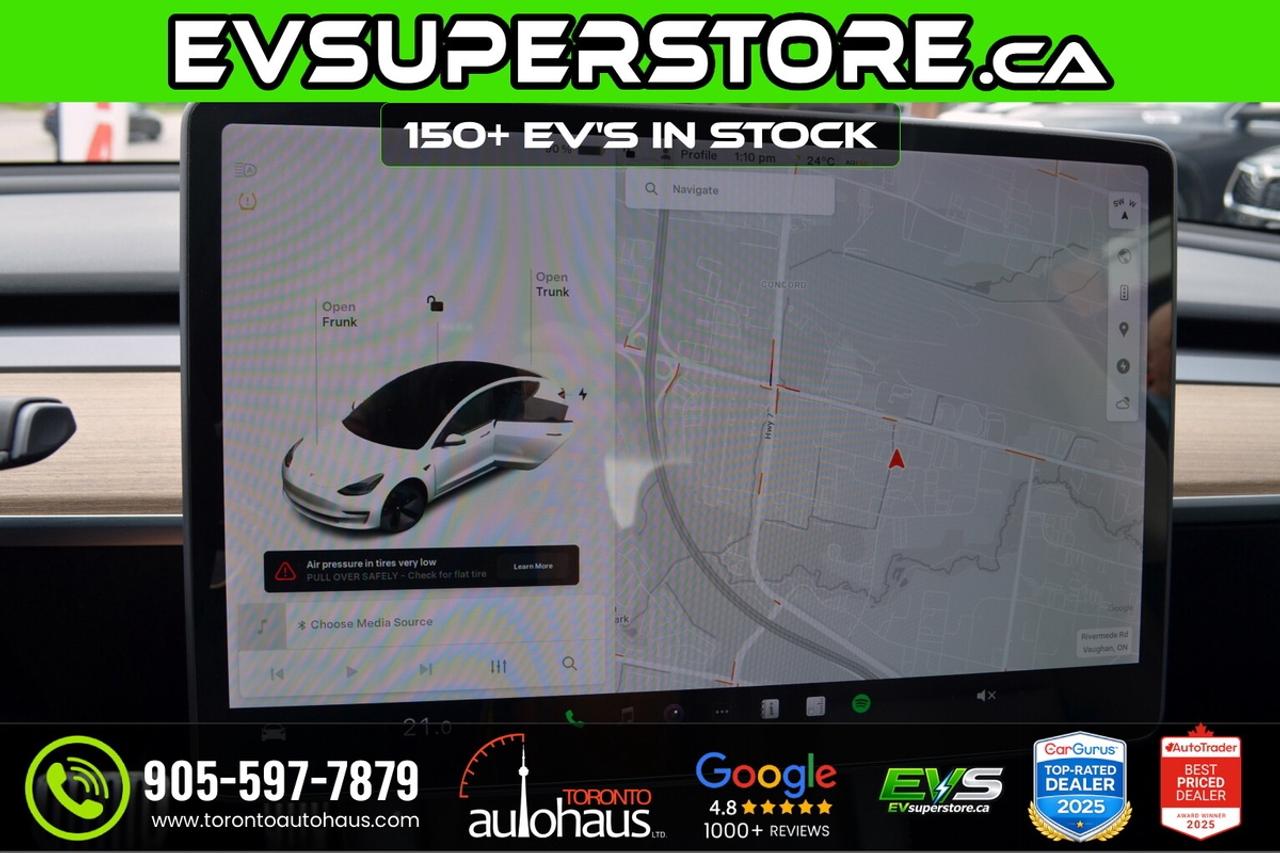 2021 Tesla Model 3 LR AWD I OVER 100 TESLAS EVSUPERSTORE.CA Photo