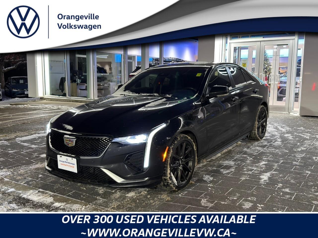 2023 Cadillac CT4 SportONE-OWNER, ACCIDENT-FREE, AWD, CARPLAY, SUNRO Photo0