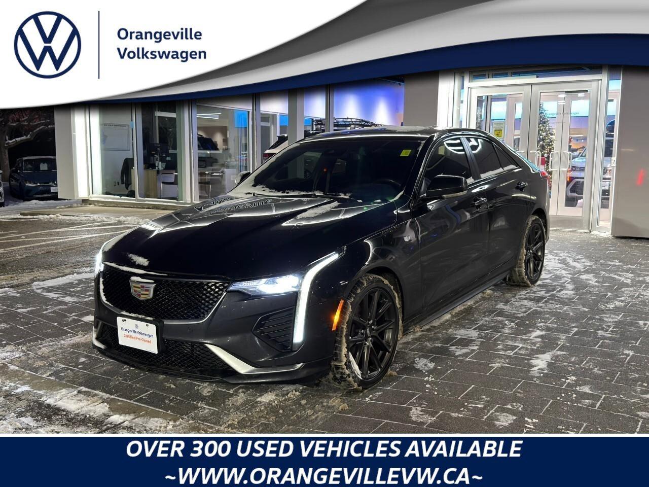 2023 Cadillac CT4 SportONE-OWNER, ACCIDENT-FREE, AWD, CARPLAY, SUNRO Photo0