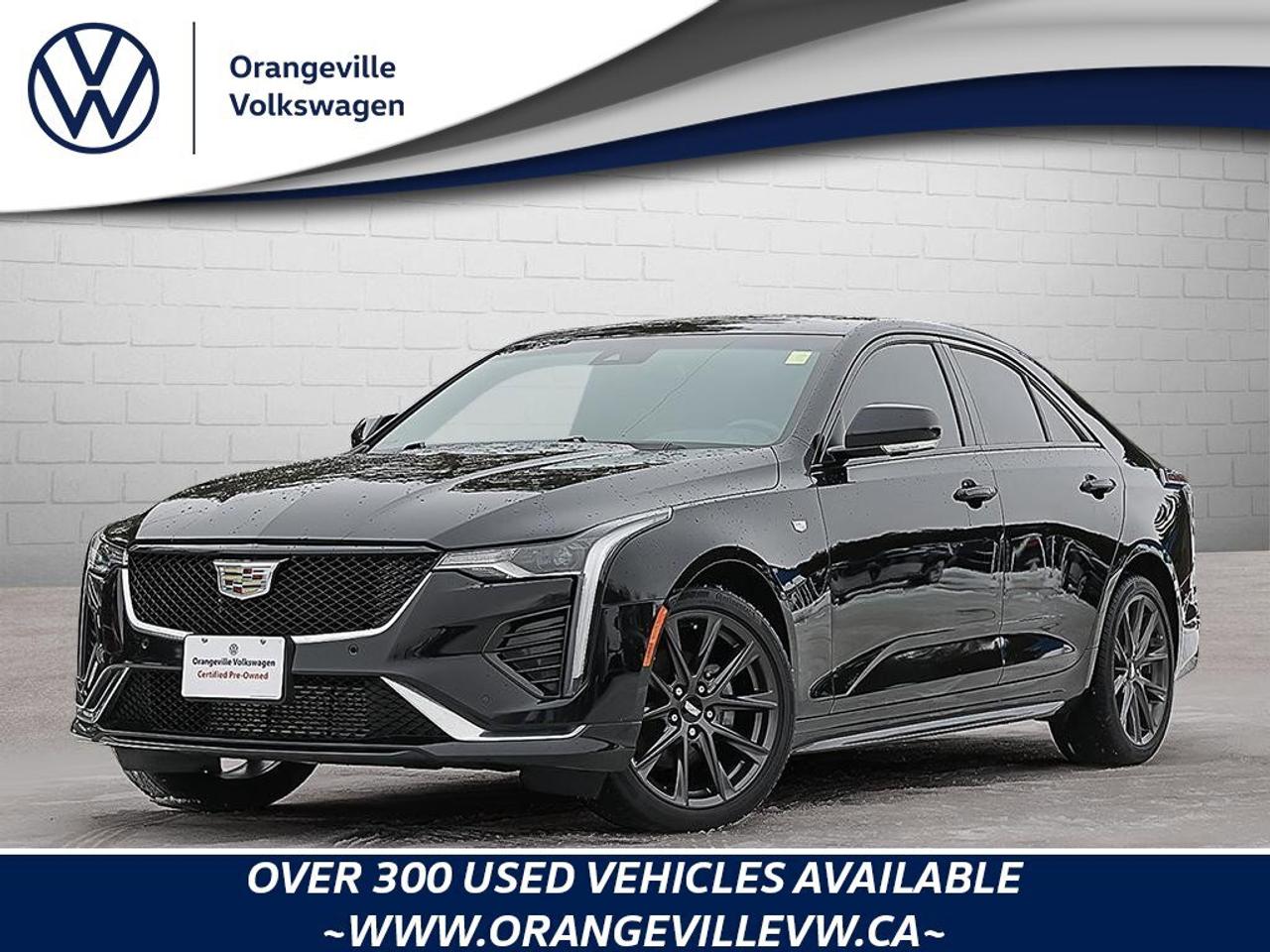 2023 Cadillac CT4 SportONE-OWNER, ACCIDENT-FREE, AWD, CARPLAY, SUNRO Photo