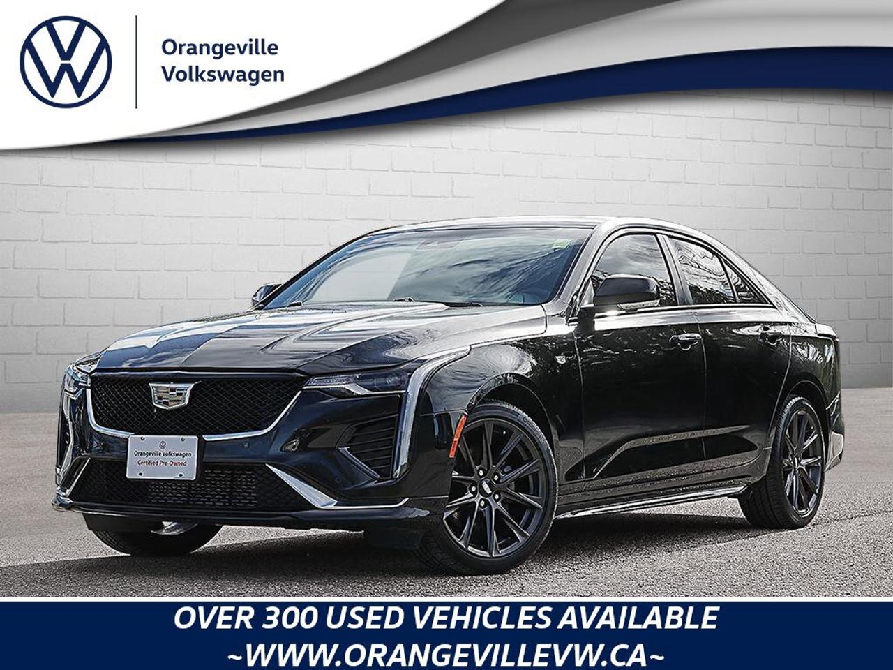 2023 Cadillac CT4 SportONE-OWNER, ACCIDENT-FREE, AWD, CARPLAY, SUNRO Photo
