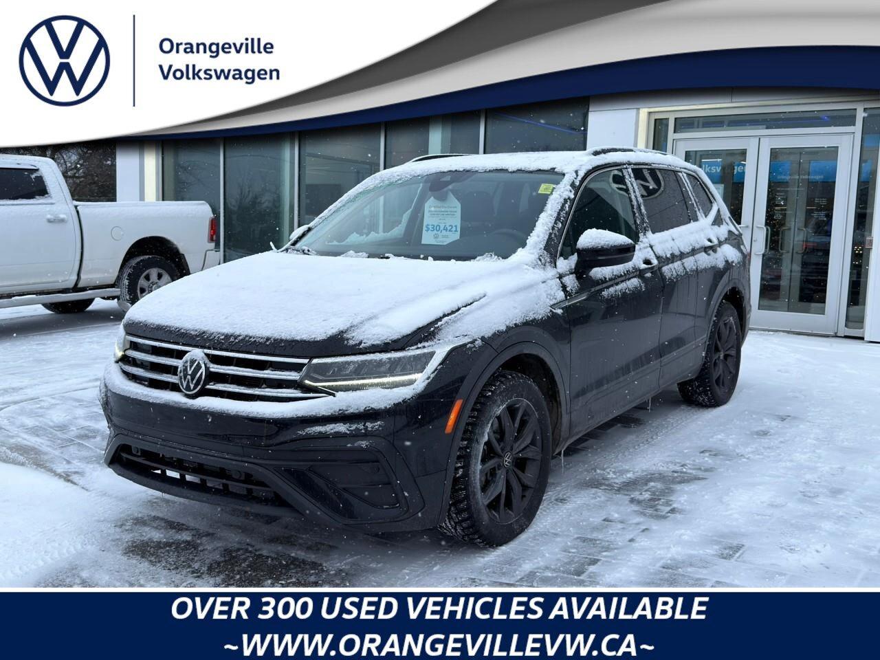 2022 Volkswagen Tiguan ComfortlineACCIDENT-FREE, AWD, SUNROOF, HTD SEATS, Photo0