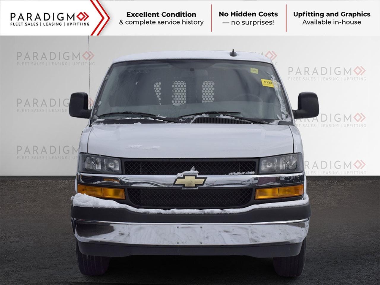 2024 Chevrolet Express GMC Savana 135"wb Low roof Ready to work! Photo3