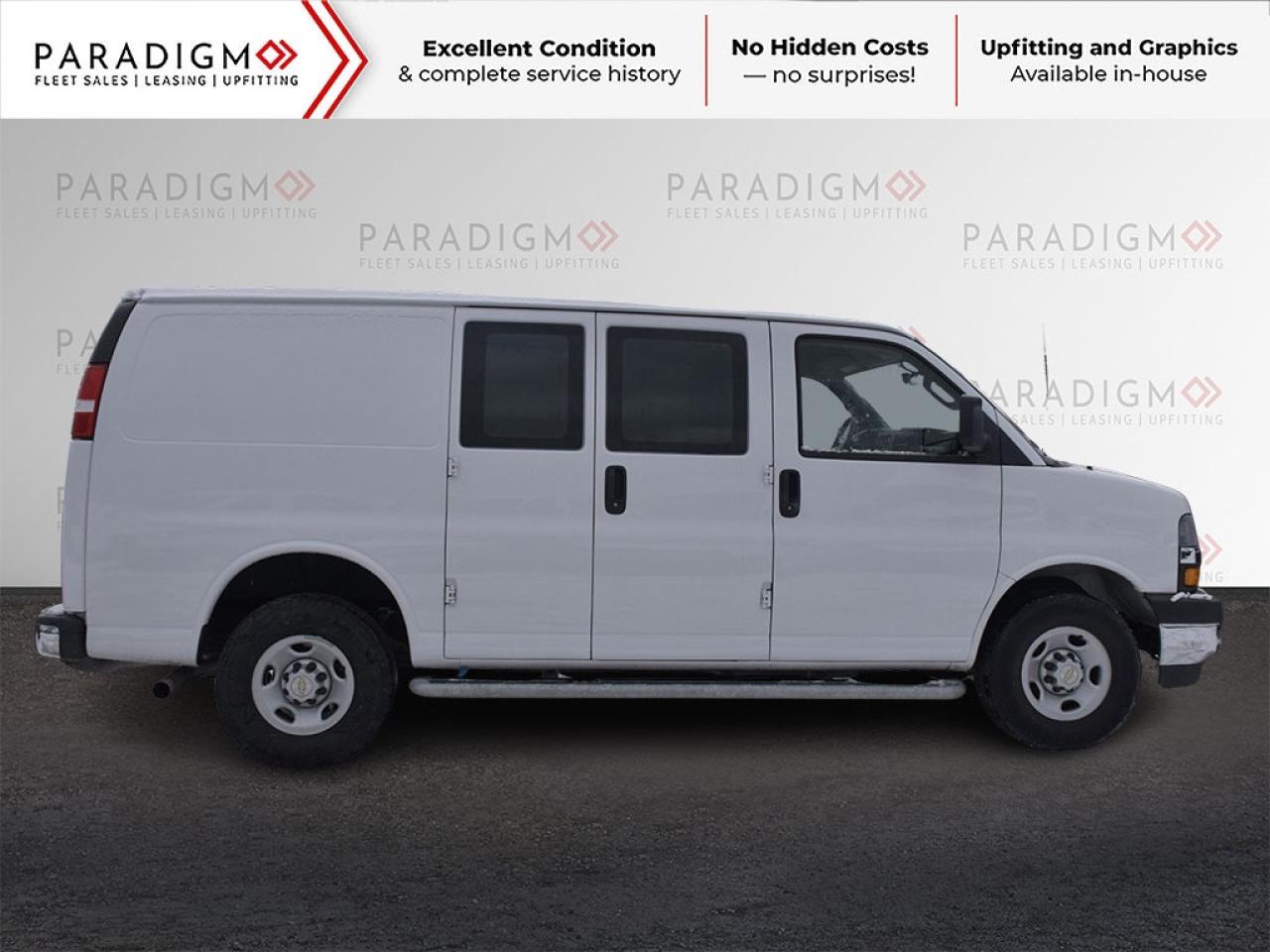 2024 Chevrolet Express GMC Savana 135"wb Low roof Ready to work! Photo