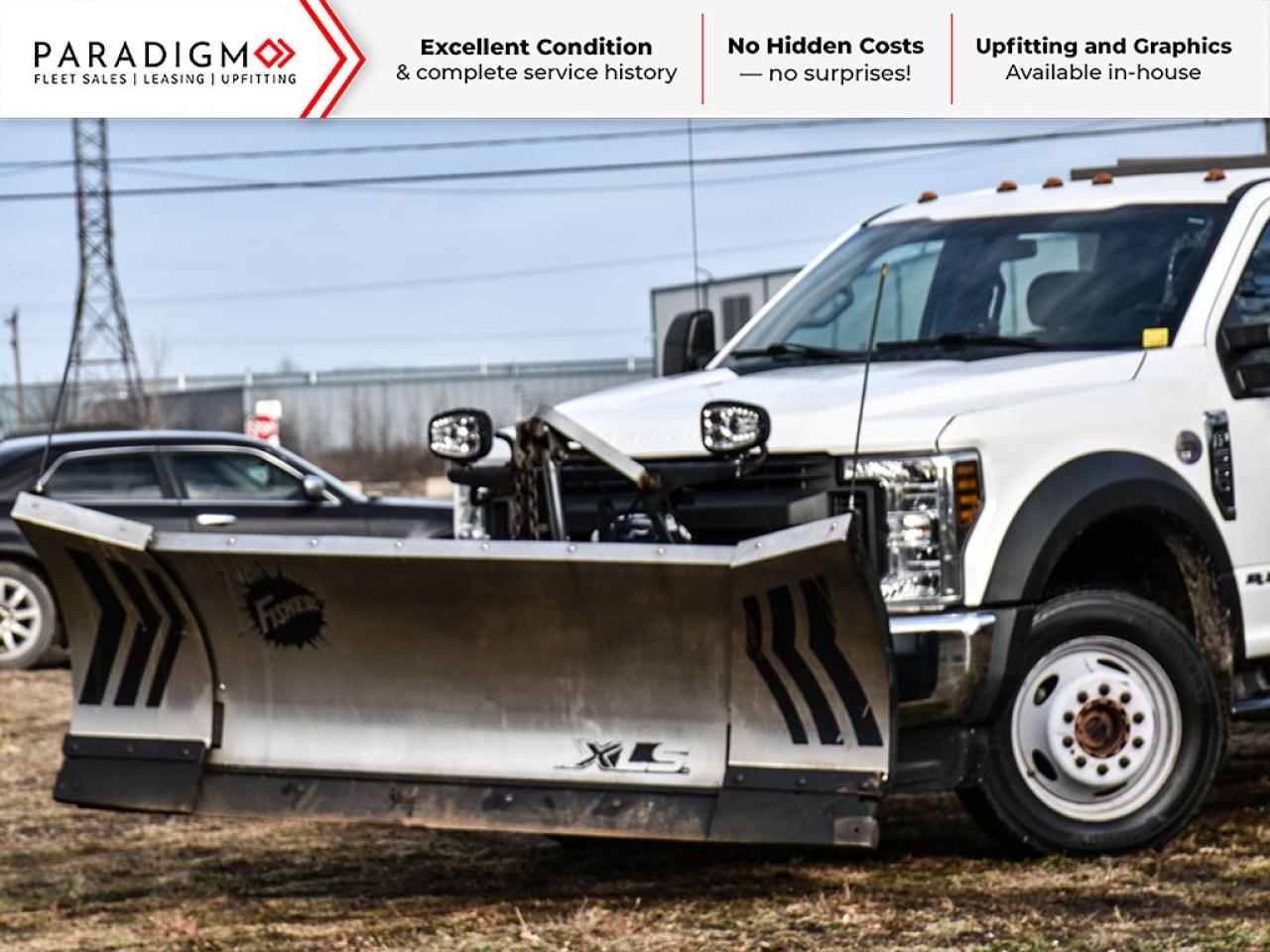 2019 Ford F-550 dump Truck PLOW AND SALTER INSTALLED! WORK READY!! Photo