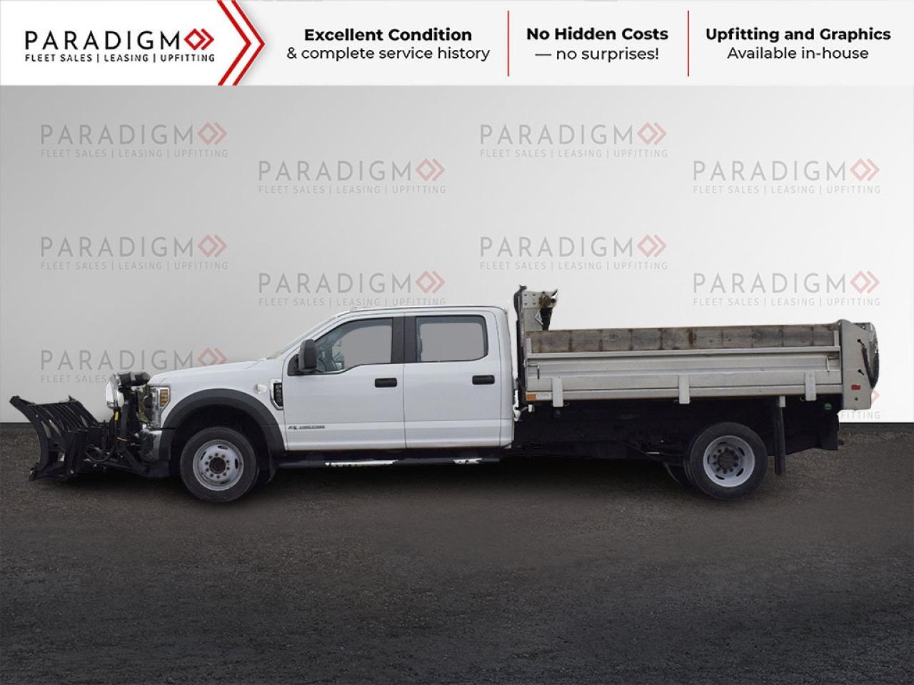 2019 Ford F-550 dump Truck PLOW AND SALTER INSTALLED! WORK READY!! Photo