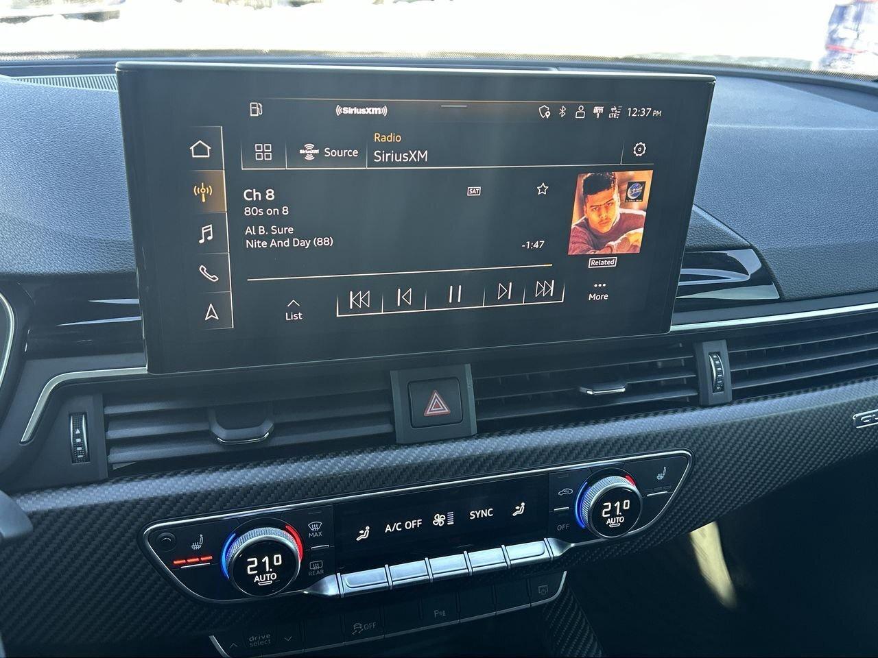 2022 Audi RS 5 Sportback 2.9T quattro 8sp   Premium Pkg   RS Interior Photo