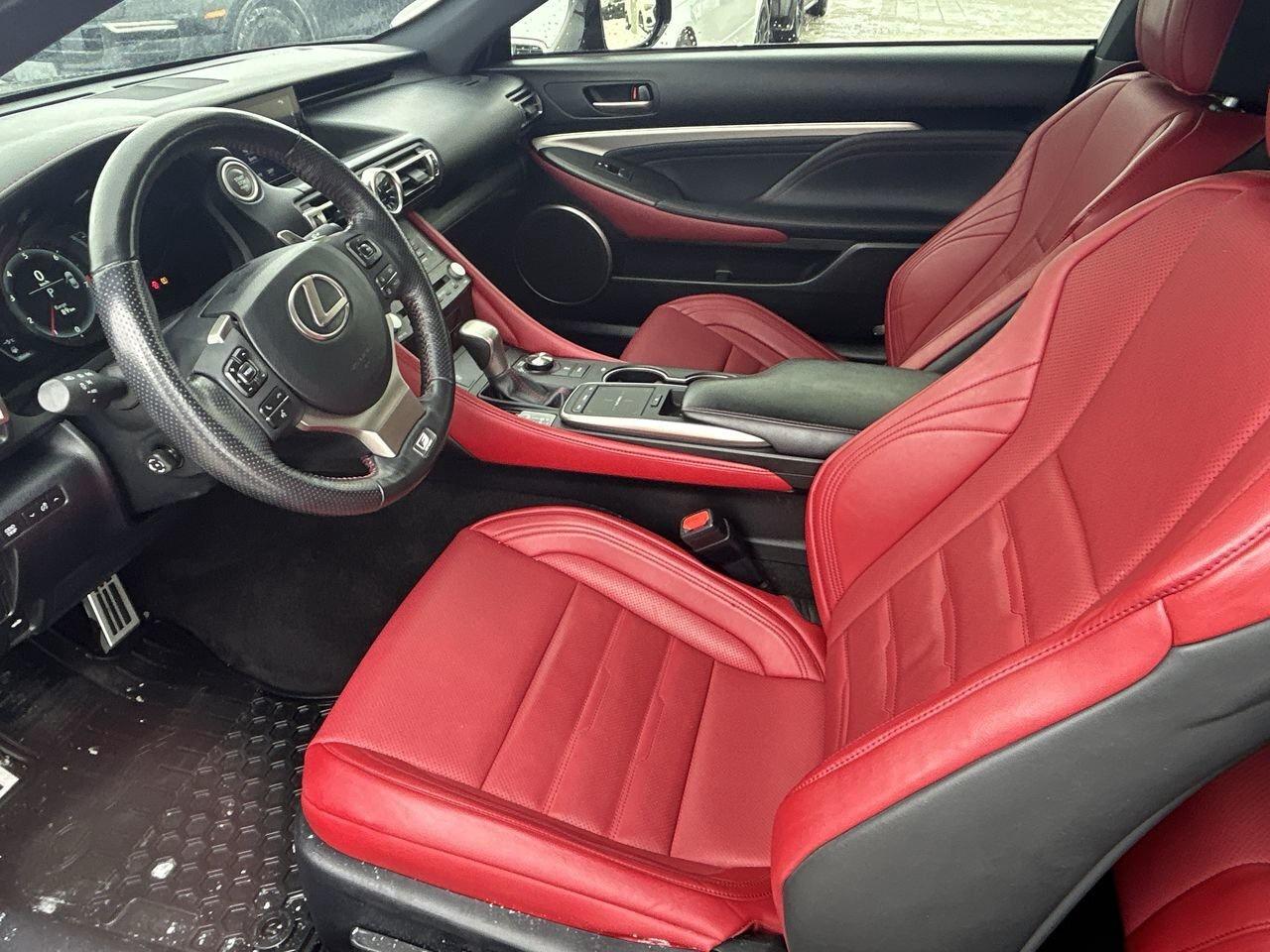 2019 Lexus RC 350 AWD 6A   Red Interior Photo
