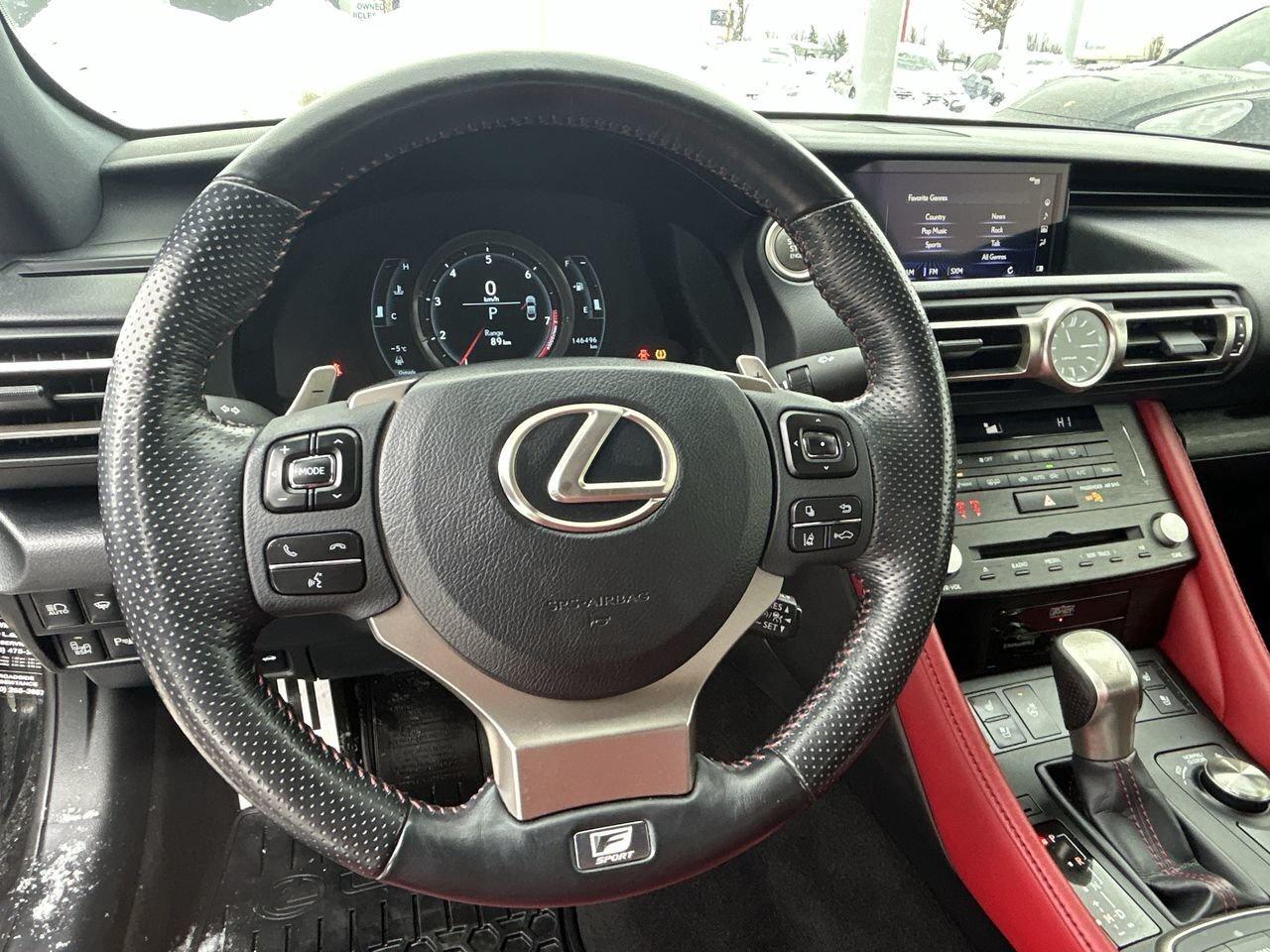 2019 Lexus RC 350 AWD 6A   Red Interior Photo