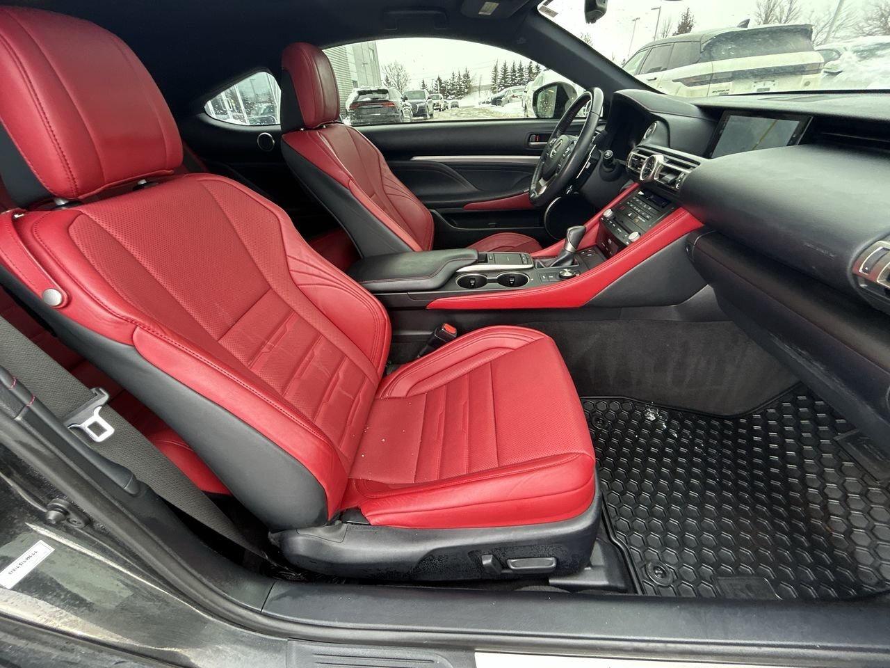 2019 Lexus RC 350 AWD 6A   Red Interior Photo